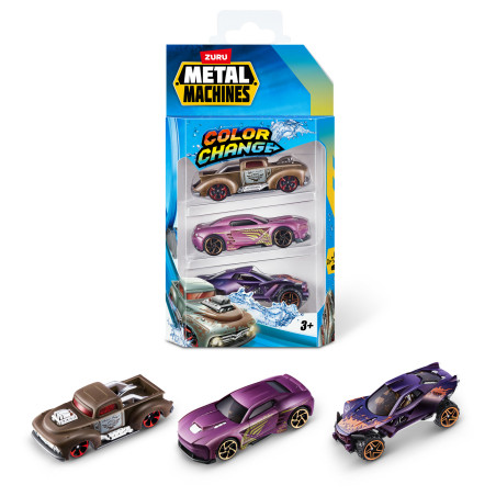 zuru metal machines - color shifters 3-pack [67101]