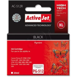 Cartuccia activejet ac-512r compatibile per canon pg-512