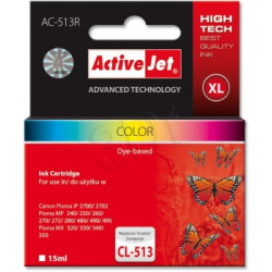 Cartuccia activejet ac-513r compatibile per canon cl-513