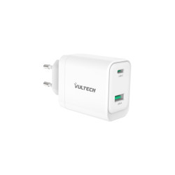 alimentatore da rete vultech cc45-1c1a usb-c + usb gan 45w