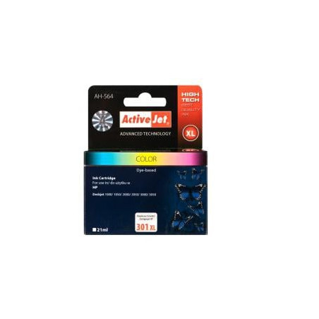 Cartuccia activejet ah-301crx compatibile per hp no.301xl a colori