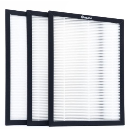 filtro hepa meaco platinum 12 per deumidificatore nero/bianco 3pz