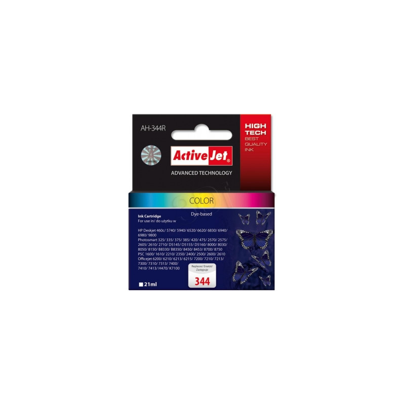 Cartuccia activejet ah-344r compatibile per hp no.344 a colori