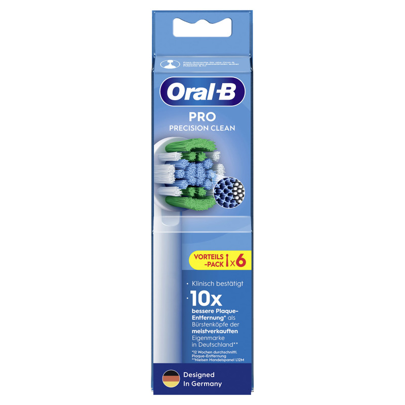 set testine di ricambio oral-b pro precision clean per spazzolino