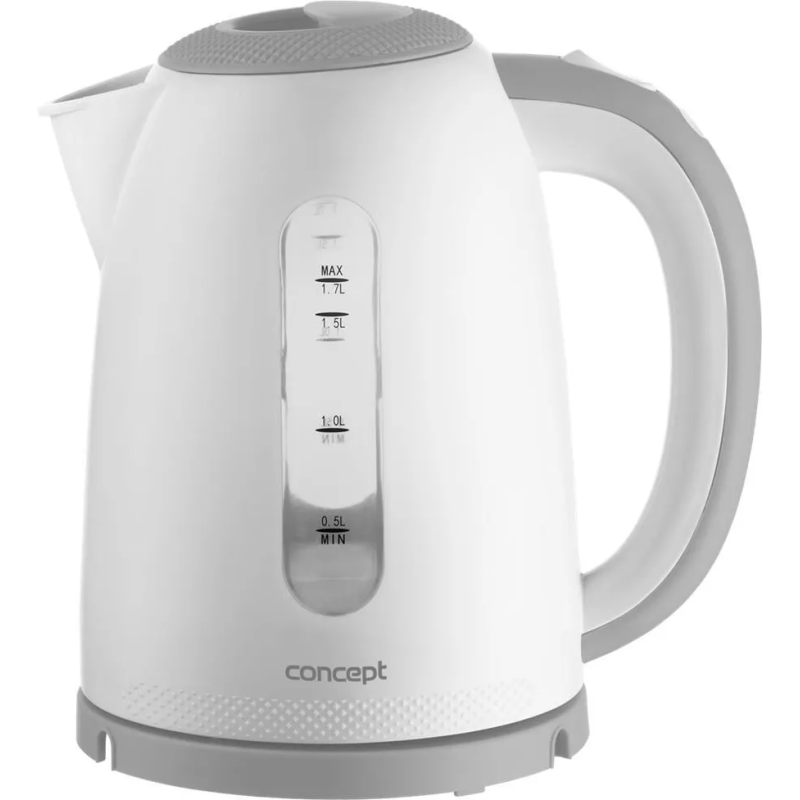 bollitore elettrico concept rk2335 1.7l 2200w grigio bianco [rk2335]