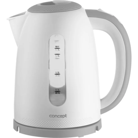 bollitore elettrico concept rk2335 1.7l 2200w grigio bianco [rk2335]