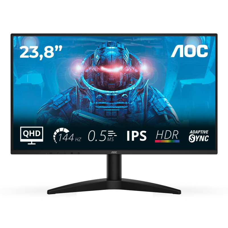 monitor led 23.8'' aoc q24b36x ips quad hd 2560x1440 4ms