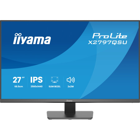 monitor led 27'' iiyama prolite x2797qsu-b1 ips quad