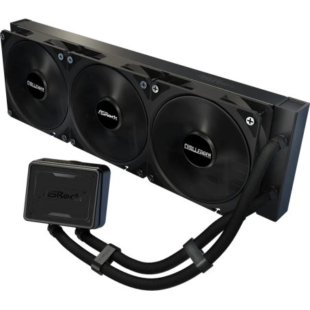 dissipatore cpu a liquido asrock challenger pure 360 intel amd nero