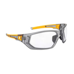 occhiali protettivi dewalt miter dpg112 grigio giallo lenti trasparente