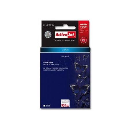 Cartuccia activejet ah-951crx xl compatibile per hp no.951xl
