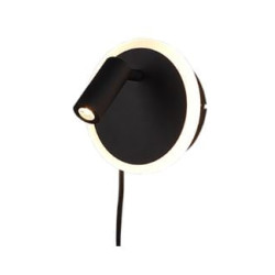 applique da parete trio jordan 3000k nero opaco [229210232]