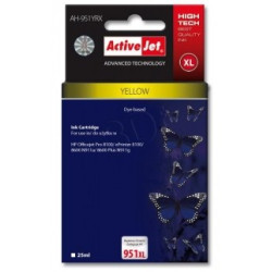 Cartuccia activejet ah-951yrx xl compatibile per hp no.951xl