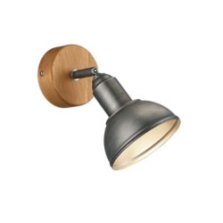 applique da parete trio delhi 40w nichel anticato [803400167]