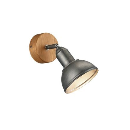 applique da parete trio delhi 40w nichel anticato [803400167]