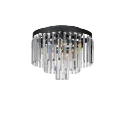 plafoniera markslojd ventimiglia 4xe14 40w ip20 nero [106563]