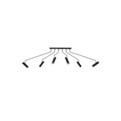 plafoniera markslojd ramus 6xgu10 35w ip20 nero [108508]