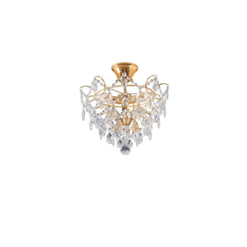 plafoniera markslojd rosendal 3xe14 40w ip20 oro [100538]