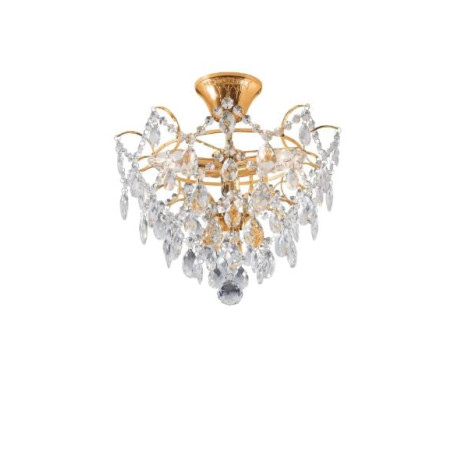 plafoniera markslojd rosendal 3xe14 40w ip20 oro [100538]