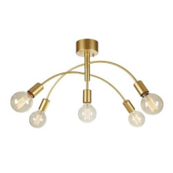 plafoniera markslojd cygnus 5xe27 40w ip20 oro [108285]