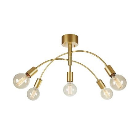 plafoniera markslojd cygnus 5xe27 40w ip20 oro [108285]