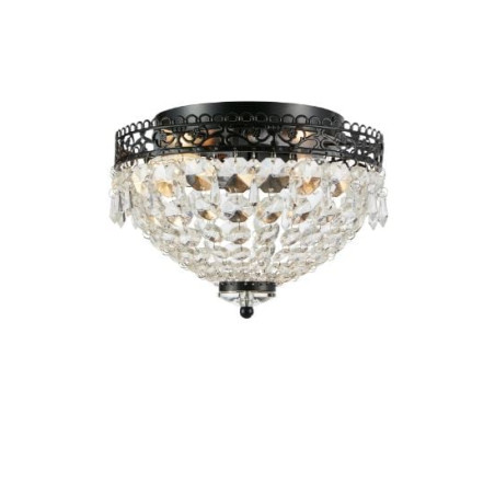 plafoniera markslojd joline 2xe14 40w ip21 nero [108424]