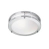 plafoniera markslojd taby led 9w 3000k ip44 classe e bianco e cromo
