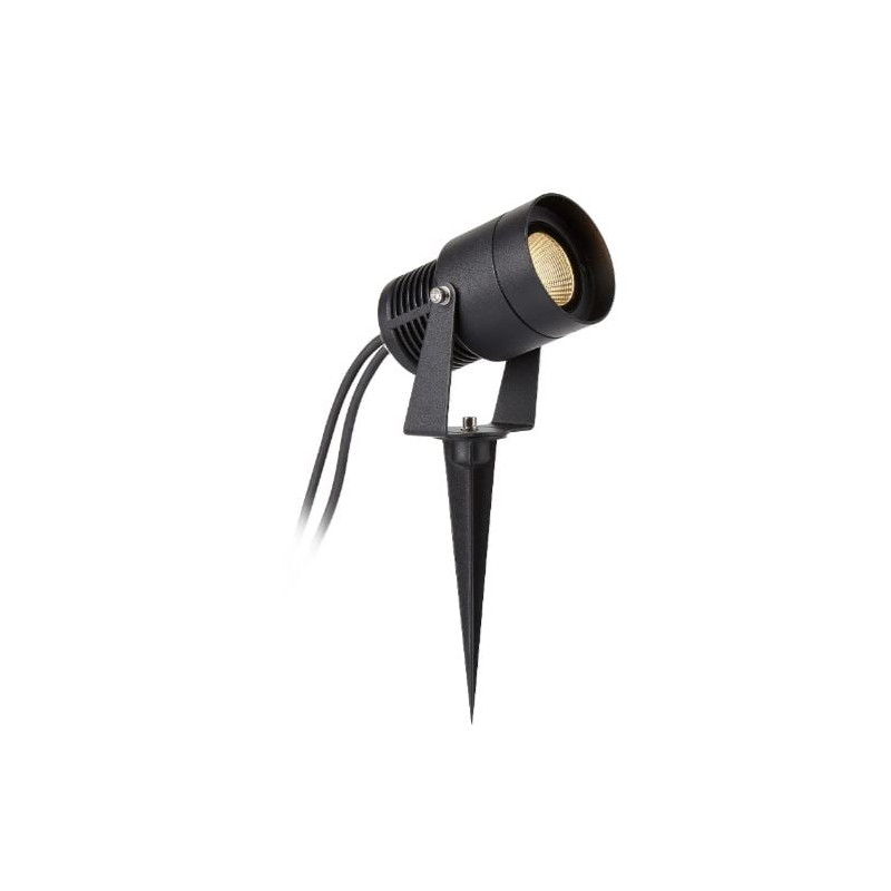 faretto markslojd garden24 led 15w ip44 3000k classe f nero [107291]