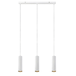 lampada da soffitto markslojd costilla 3xgu10 ip20 7w bianca [108466]
