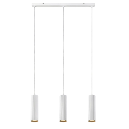 lampada da soffitto markslojd costilla 3xgu10 ip20 7w bianca [108466]