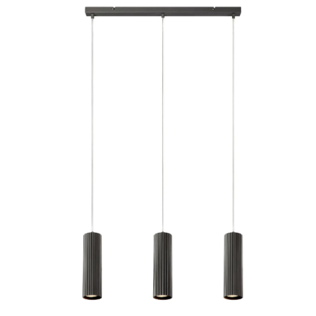 lampada da soffitto a led markslojd costilla gu10 ip20 7w 230v grigio