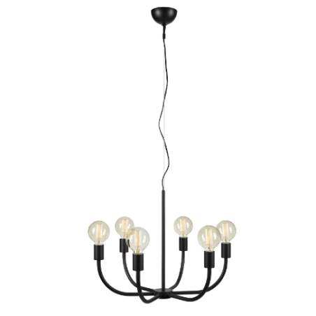 lampada da soffitto a led markslojd amistoso 6xe27 ip20 40w 230v