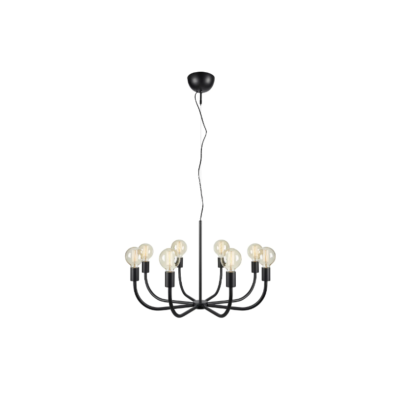 lampada da soffitto a led markslojd amistoso e27 ip20 40w 230v 8luci