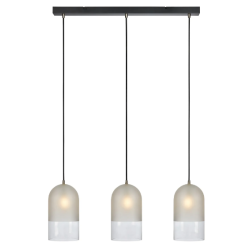 lampada da soffitto markslojd cope e14 ip20 18w 230v satinata/trasparente/nero