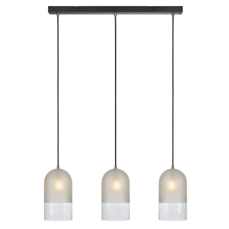 lampada da soffitto markslojd cope e14 ip20 18w 230v satinata/trasparente/nero