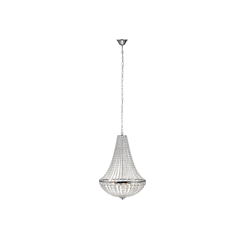 lampadario a led markslojd granso e14 ip20 40w 230v 50cm cromato