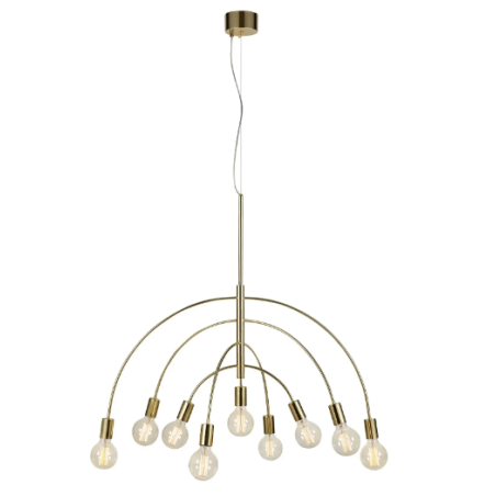 lampada da soffitto a led markslojd lavello e27 ip20 40w 230v ottone