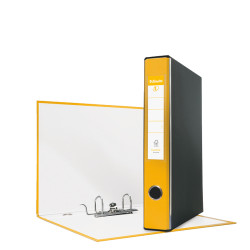 registratore a leva esselte eurofile g52 giallo dorso 5cm formato