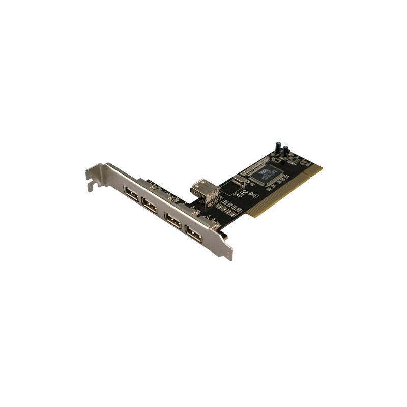 scheda pci usb2.0 logilink pc0028 4+1port [pc0028]