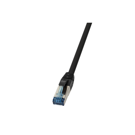 cavo di rete patch logilink cat.6a s/ftp pvc+pe, 2m, nero [cq7053s]