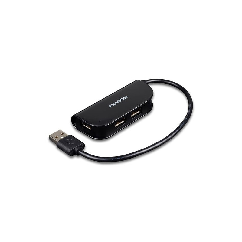 hub usb axagon 4x usb2.0 ready nero [hue-x4b]
