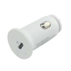 alimentatore da auto usb-c pd da 20w bianco