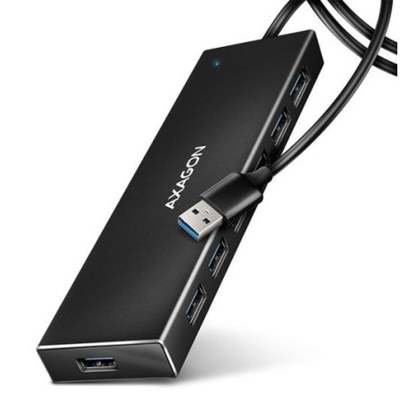 hub usb axagon 7 porte tipoa 3.2 gen 1 nero [hue-f7a]