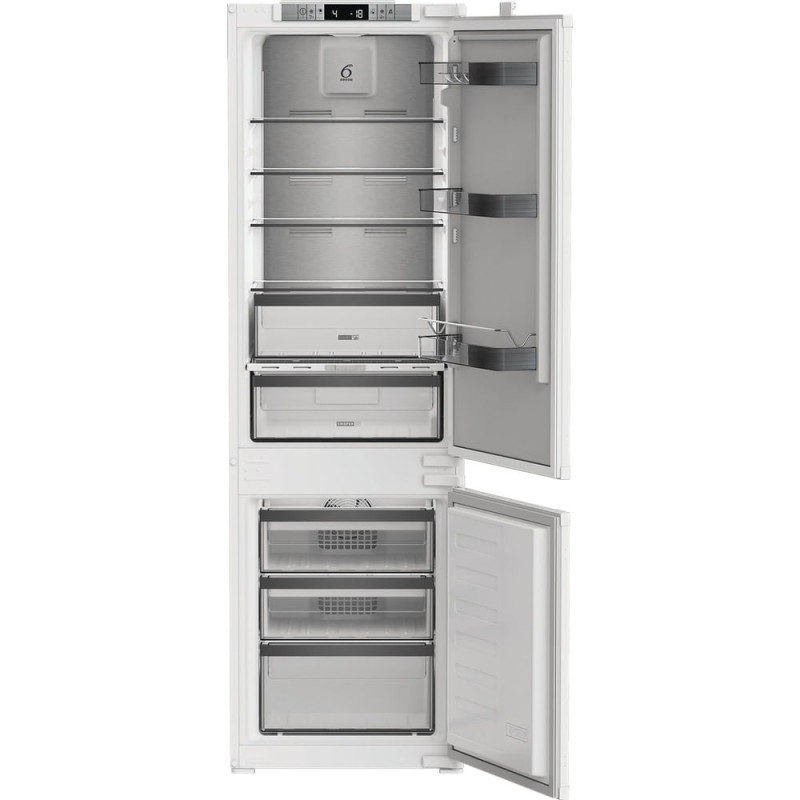 frigorifero whirlpool retro combinato 254l classe e bianco [whkn