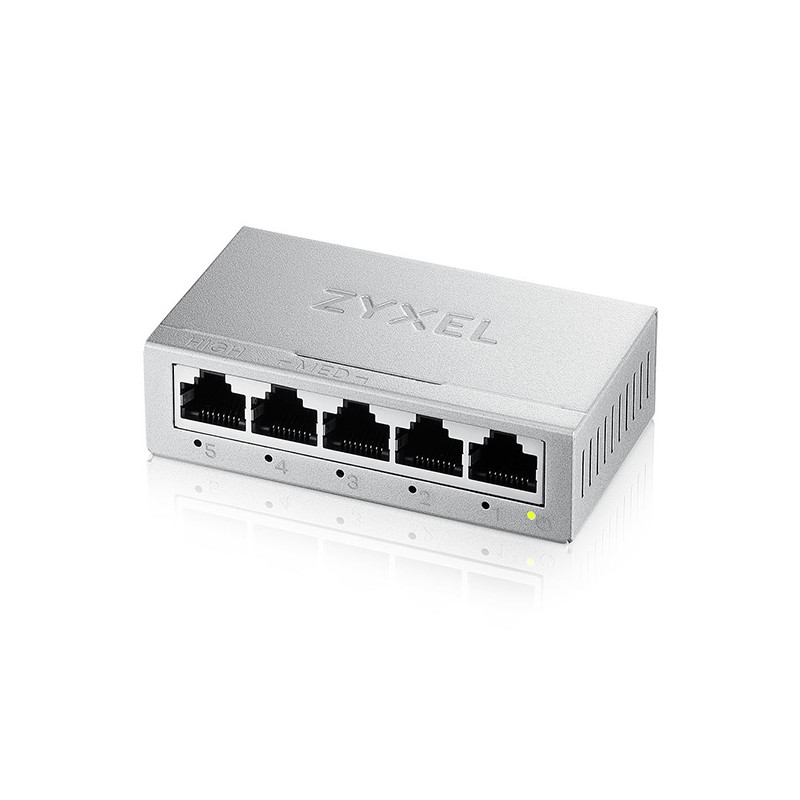 switch zyxel gs-105b v5 non gestito l2 5 porte gigabit ethernet