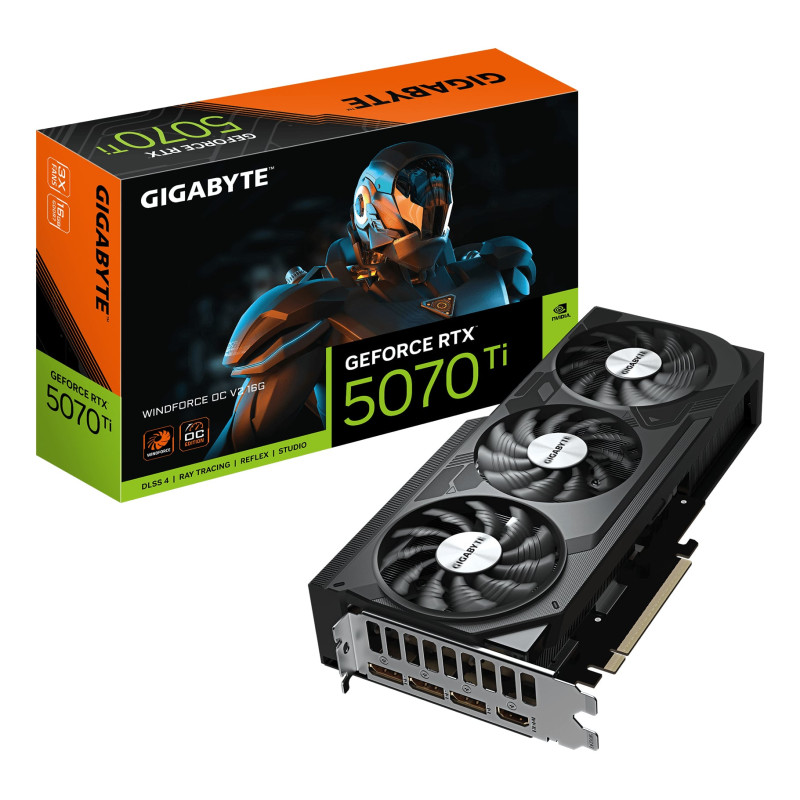 scheda video nvidia geforce rtx 5070 ti windforce oc v2 16gb gddr7