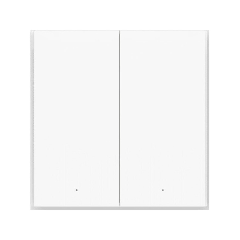 interruttore smart wall switch aqara h1 eu 2 pulsanti bianco [ws-euk04-g]