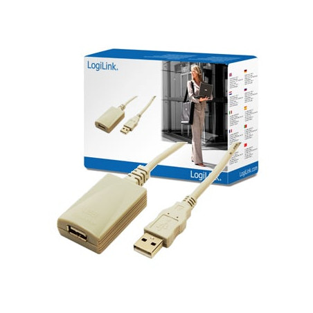 repeater cable logilink usb 2.0 st/bu 5.00m [ua0001a]