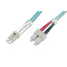 lwl patchkabel digitus lc - sc 5.00m multimode duplex om3