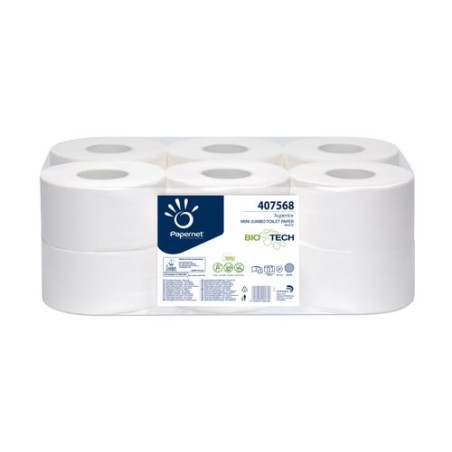 Carta igienica minijumbo microgofrata 150mt biotech [407568]